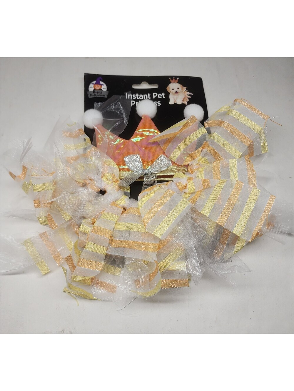 Happy Halloween Instant Pet Dog Princess Costume & Skirt Small Dog